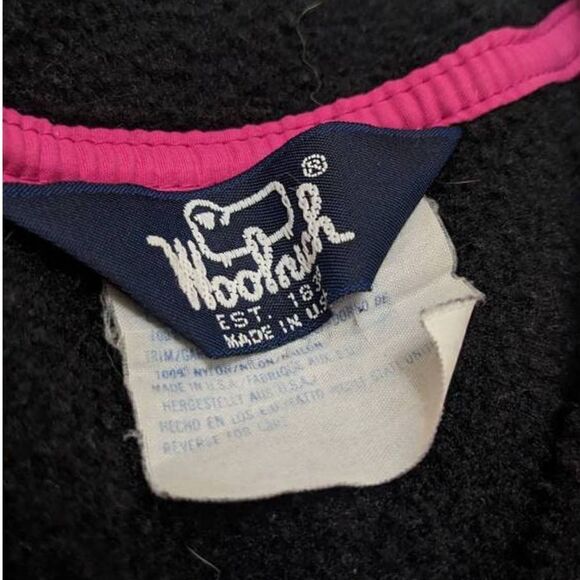 Woolrich Sigmet Gear Size Small Fleece Pullover Jacket Vintage 90s Made In USA - Picture 4 of 7